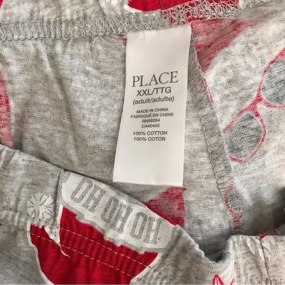 Children's Place NWT Pajamas Christmas Santa Claus Unisex Glow in Dark 2X - Picture 6 of 7